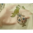 thumbnail image 4 of oneOone Silk Tabby Fabric Leaves|Bird & Floral Block Decor Fabric Printed BTY 42 Inch Wide, 4 of 4