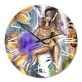 thumbnail image 2 of Designart 1 in Quartz Traditional Wall Clock, 2 of 5