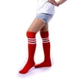 thumbnail image 4 of Calcetines de fútbol para niños adultos, duraderos, calcetines de fútbol de tubo largo para animadoras de estudiantes zuqiuwa, 4 of 5