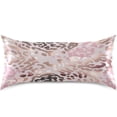 thumbnail image 3 of GZHJMY Satin Pillowcase for Hair and Skin, Pink Leopard Cooling Pillow Case with Envelope Closure Soft Breathable Silk Satin Pillow Cover for Sleeping Queen Size 30x20 in Home Decor, 3 of 7