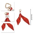 thumbnail image 2 of Ofertas Únicas 1 Pc Llaveros de Encanto de Bolso Accesorios de Bufanda de Leopardo Rojo, 2 of 6