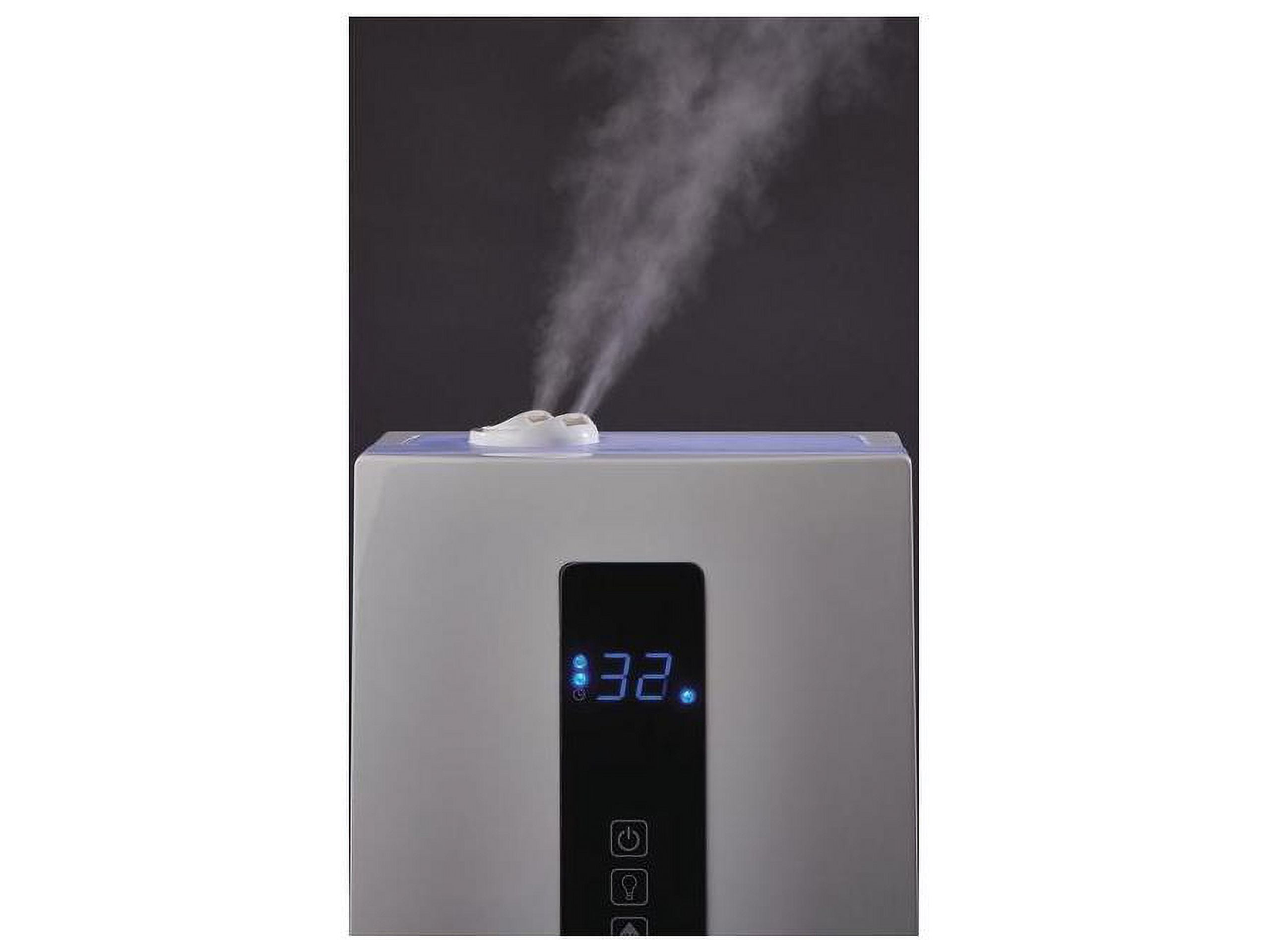 Lasko Quiet Ultrasonic Digital Warm and Cool Mist Humidifier, UH300, White
