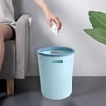 thumbnail image 5 of TERGAYEE Trash Can Trash Can Pressure Household Kitchen Large Plastic Basket Bedroom Bathroom Classification Small Trash Bucket, 5 of 6