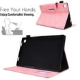 thumbnail image 3 of SaniMore Wallet Case for Samsung Galaxy Tab A 8.0 (2019 Model SM-T290 T295), Card Slots & Pen Holder [Auto Sleep] PU Leather Magnetic Ciasp Kickstand Shockproof Full Protective Cover, Pink, 3 of 10