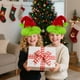 thumbnail image 4 of Doble sombrero navideño, sombrero grueso navideño para adultos, diseño de dos capas, resistente, ajustable, portátil, marco de metal, base de madera, para dormitorio, alta demanda, ventas populares,, 4 of 5