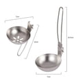 thumbnail image 4 of Juego de cubiertos Zulema La Strength ligero Cuchara Colador Cuchara Uso doméstico Utensilios de cocina al aire libre, 4 of 6