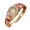 Red, variant on Ladies Floral Bangle Watch Rhinestone Round Dial Watch Elegant Quartz Wristwatch Sparkly Women Timepiece Gift for Mom Wife