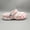 Pink and white mixed color, variant on Tie-dye clogs, women's casual breathable sandals
