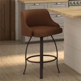 thumbnail image 3 of Amisco Tabouret Crofton 26" en Cuivre/marron Foncé, 3 of 3