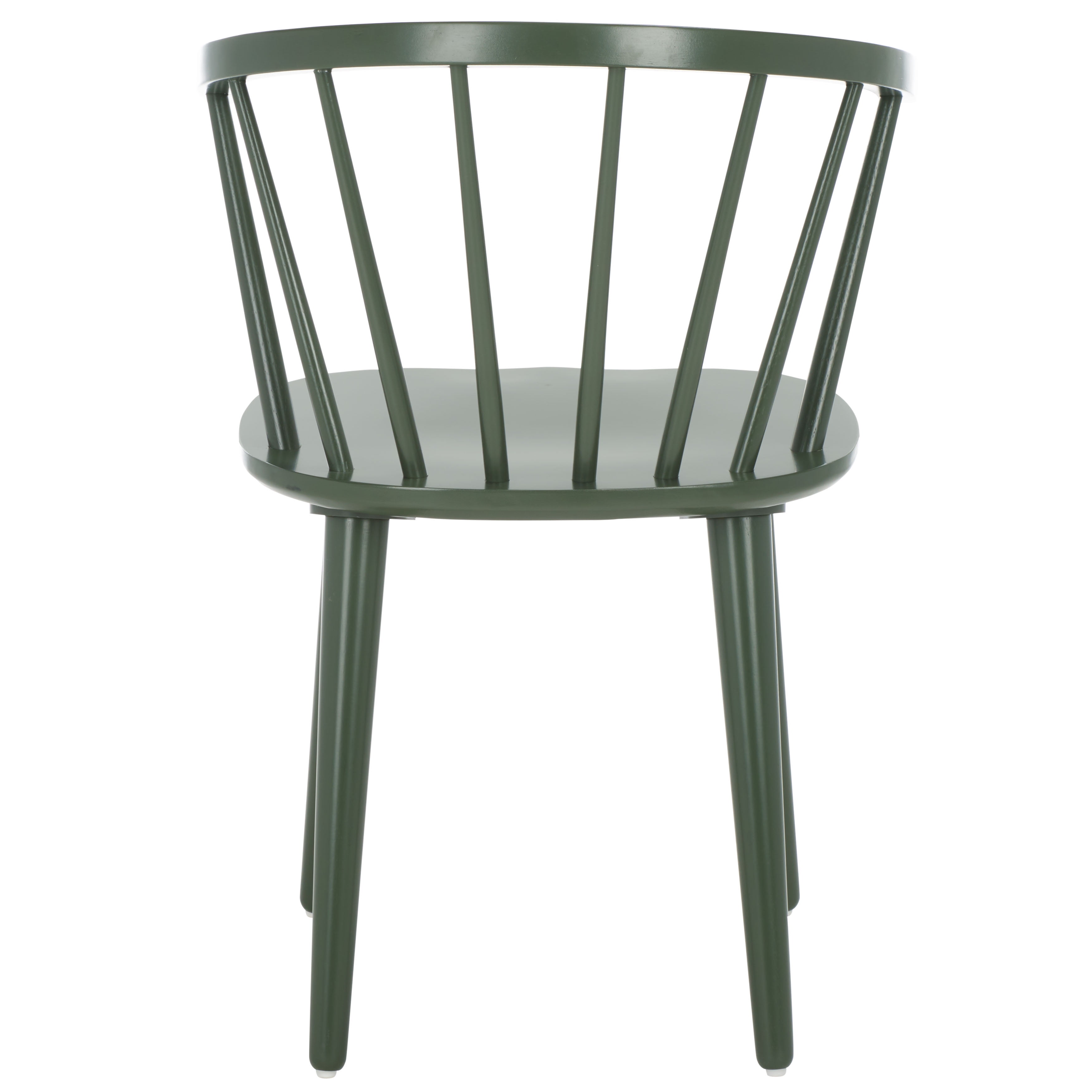 Safavieh Blanchard Scandinavian Wood Dining Side Chairs, Dusty Green (Set of 2)