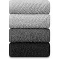 thumbnail image 6 of DecorRack Kitchen Towels, 100% Cotton, 15" x 25", Grey Colors (4 Pack), 6 of 6