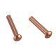 thumbnail image 4 of unique 100 Pcs 5/64inch X 25/64inch Round Head Copper Solid Rivets Fasteners, 4 of 5