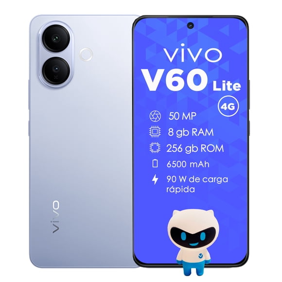 Celular smartphone vivo V60 Lite 4g Azul 8gb+256gb Nuevo Desbloqueado