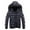 Blue, variant on Odeerbi Hooded 2025 Casual Outwear Jackets for Men 2025 Casual Solid Hooded Zipper Hooded Windproof Long Sleeve Jacket Coats Black