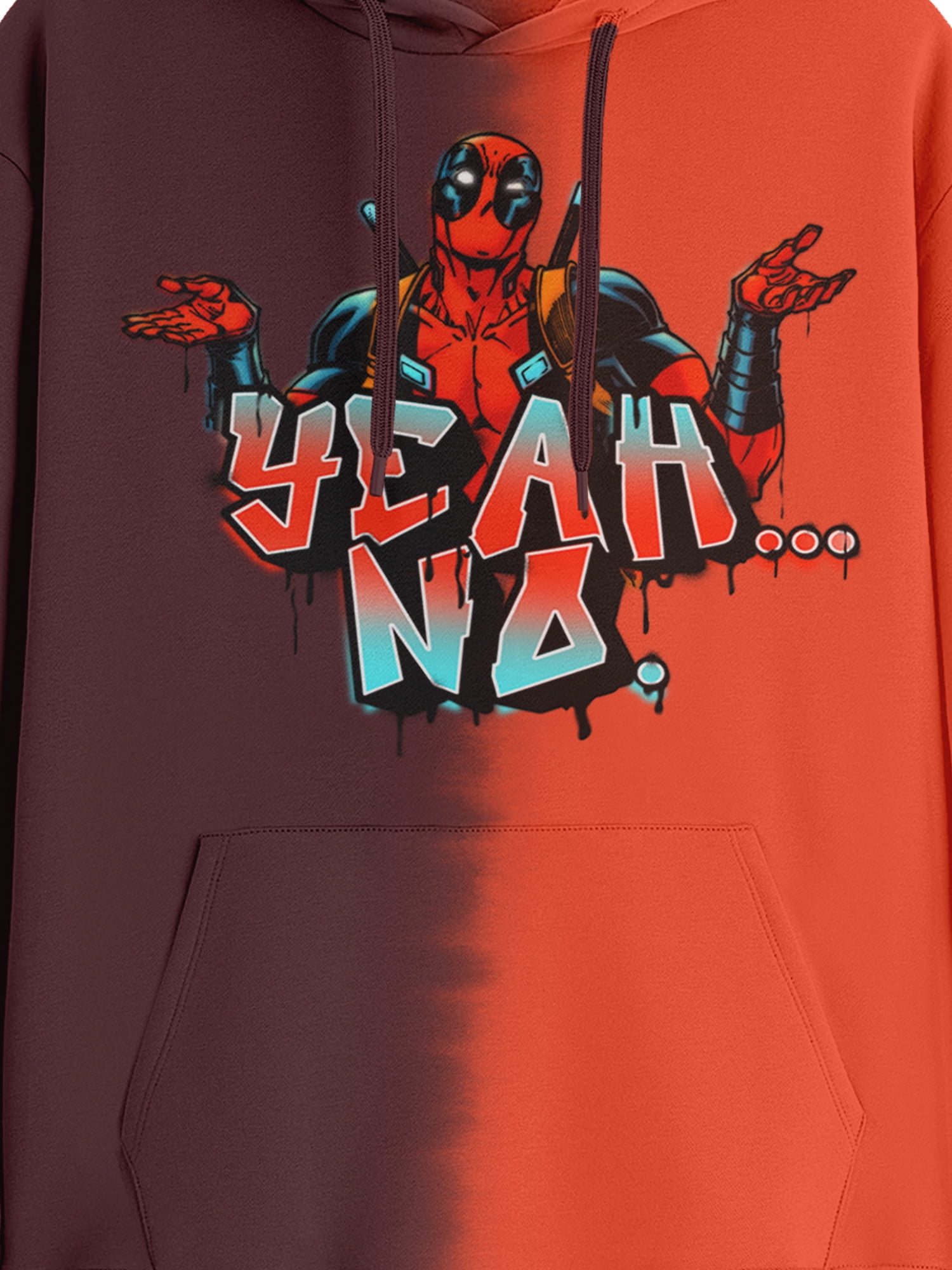 Deadpool Mens Tie Dye Graphic Hoodie Sizes XS 3XL Walmart