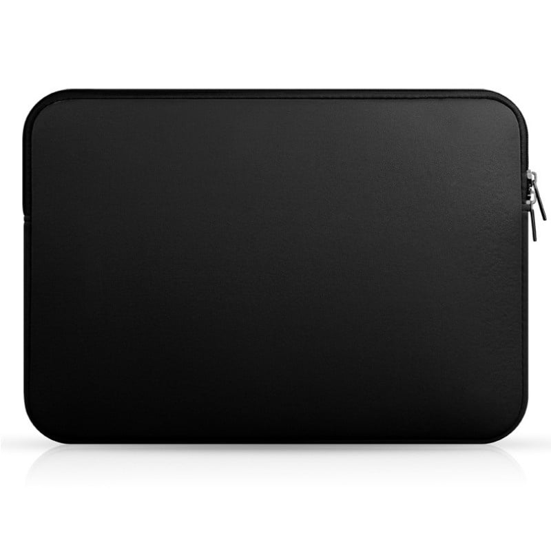 Laptop Bag Black Neoprene Sleeve Fits Up To 14" Laptops Travel Stocking Stuffer 