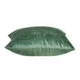 thumbnail image 2 of Parkland Collection PILE11199P Housse de Coussin Carrée Transitionnelle Verte Charlotte avec Insert en Poly - 20 x 20 x 7 Po., 2 of 2