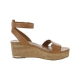 thumbnail image 3 of Sarto Franco Sarto Womens Primrose Leather Strappy Platform Sandals, 3 of 3