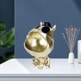 thumbnail image 3 of Fityle - Caja de almacenamiento de llaves, estatua, figura, boca grande, decoración del hogar, escultura oro, 3 of 8
