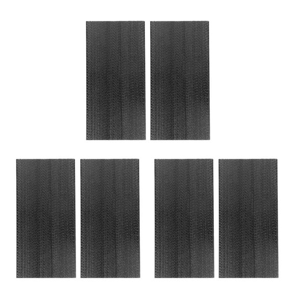 WORGEOUS 6 PCS Black Patio Chair Spring Plates Swivel Rocker Chair Fiberglass Spring Plates Replacement Parts for Universal Outdoor Patio Furniture