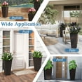 thumbnail image 6 of Costway 30” Tall Flower Pot Set of 2 Planter Pots with Open-ended Base & Non-woven Soil Bag, 6 of 10