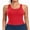 Red, variant on Sociala Women's Racerback Workout Tank Top Sports Yoga Tops Active Sleeveless Undershirts Built-in Bra