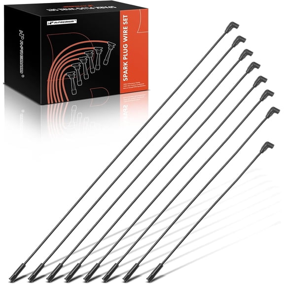 A-Premium 8PCS Spark Plug Wire Set Compatible with Buick Regal, Century, Electra, Estate Wagon, LeSabre & Chevrolet Caprice & Cadillac Brougham, Eldorado & Pontiac Bonneville & Oldsmobile Cutlass