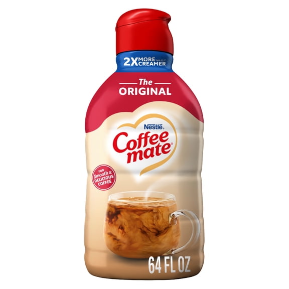 Coffee mate Original Liquid Non-Dairy Coffee Creamer, 64 fl oz
