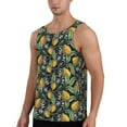 thumbnail image 2 of Fotbe Citrus Fruits Elegant Lemons Pattern Men's Quick Dry Workout Tank Top Gym Muscle Tee Fitness Bodybuilding Sleeveless T Shirt Breathable Workout Shirt-4X-Large, 2 of 9