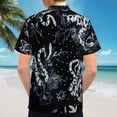thumbnail image 6 of High Quality Hawaiian Shirts for Men Short Sleeve Aloha Beach Shirt Floral Summer Casual Button Down Shirts Blouses NGYDDW, 6 of 7
