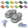 thumbnail image 1 of Cute Cloud Cartoon Shark Slides Non-slip Eva Sandals For Women And Kids Outdoor, 1 of 5