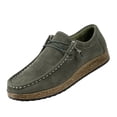 thumbnail image 2 of Womens Sneakers, Lace Up Loafers for Women Comfortable Round Toe Slip On Flats Work Walking Shoes With Arch Support Stylish Oxford Shoes Lightweight Non-Slip Casual Shoes Fashion Sneakers, Gray 9, 2 of 7