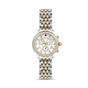 The Essex Gold & Silver w/Pave´ Bezel Watch Women's Luxury Watch-The Watch Edit