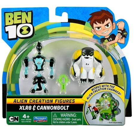 Ben 10 Alien Creation Figures XLR8 & Cannonbolt Mini Figure (Ben 10 Best Alien)