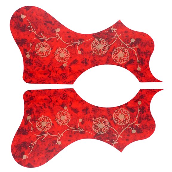 Placa Protectora antiarañazos Sunnimix para guitarra Acústica Estilo 1 rojo