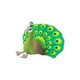 thumbnail image 2 of Peluche de Pavo Real Milageto Suave Espectacular Ave Celeste Kawaii, 2 of 3