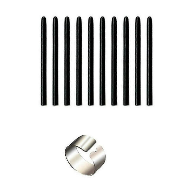 10Pcs Replacement Stylus Pen Nibs for Wacom Drawing Graphic Pad Standard Tips w)
