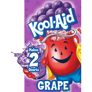 Kool-Aid Unsweetened Grape Artificially Flavored Powdered Drink Mix, 0.14 oz. Packet (12 Pack) FREE BONUS SAMPLER Included With Offer