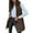 Coffee, variant on Breezora Quilted Sleeveless Puffer Vest for Women Hooded Winter Coat Warm Zip Up Outerwear Mid Length Design L Size