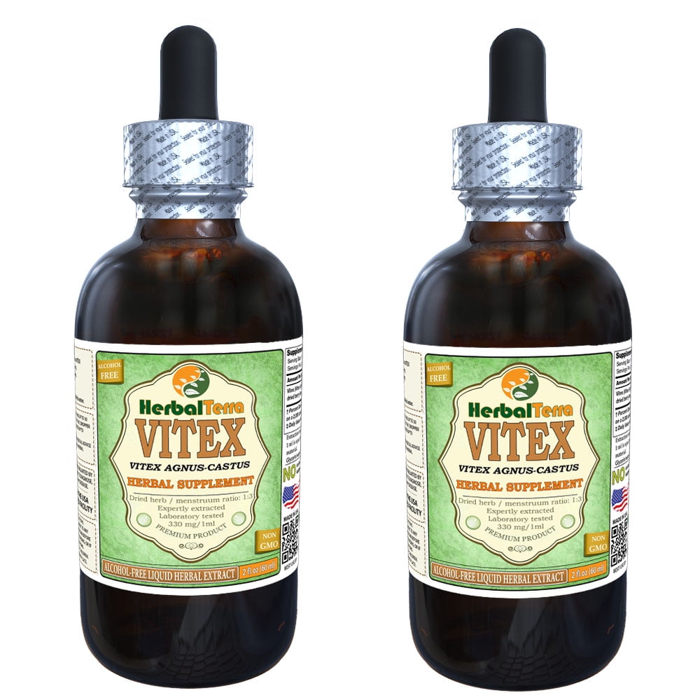 Vitex (Vitex AgnusCastus) Glycerite, Organic Dried Berries Alcohol