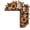B, variant on Door Frame Corner Decor Resin Wood Look Door Topper Ornament Animals Corner Sculpture Fall Thanksgiving Door Molding Decor For Home Wall Entryway Decoration