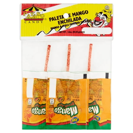 Payaso Mango & Chile Powder Suckers Candy, 1.5 oz