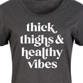 thumbnail image 3 of Instant Message - Thick Thighs Healthy Vibes - Women's Any Way Dress, 3 of 6