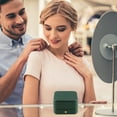thumbnail image 6 of Unique Bargains 1Pc Earrings Box Jewelry Display Stand Earrings Organizer Case Plastic Gift Box for Wedding Green, 6 of 7