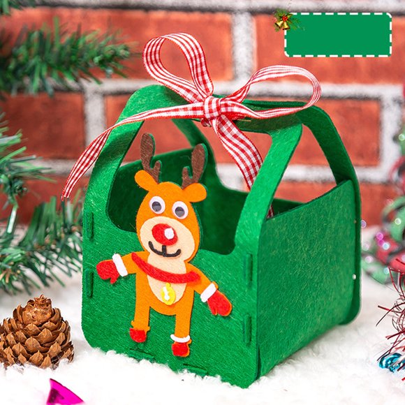 ABPWLY Christmas DIY Non-woven Gift Bag Package Children's Bag Safe Candy Bag Clearance Clearance Toys Canada Days Cheap Toys Kids Gifts