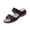 Navy, variant on Sandals With Arch Support for Woman Summer Comfortable Slip On Wide Width Sandals for Women Fashion Rhinestone Dual Straps Walking Sandals Women,Black,5.5