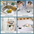 thumbnail image 4 of Silicone Soap Dish for Bar Soap Holder for Shower and Bathroom: Self-Draining Waterfall Drying Tray Keeps Soap Bars Dry and Clean & Easy to Clean (Black and White, 2), 4 of 6