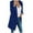 Blue, variant on Odeerbi Jackets For Women Trendy Warm Faux Coat Cardigan Winter Solid 2025 Long Sleeve Outerwear Blue