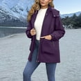 thumbnail image 6 of iOPQO Women Puffer Jacket Parkas for Women Winter Coats for Women Puffer Warm Jackets for Women Womens Puffer Jacket with Hood Womens Winter Clothes Outerwear for Women Dark Purple 3XL, 6 of 9