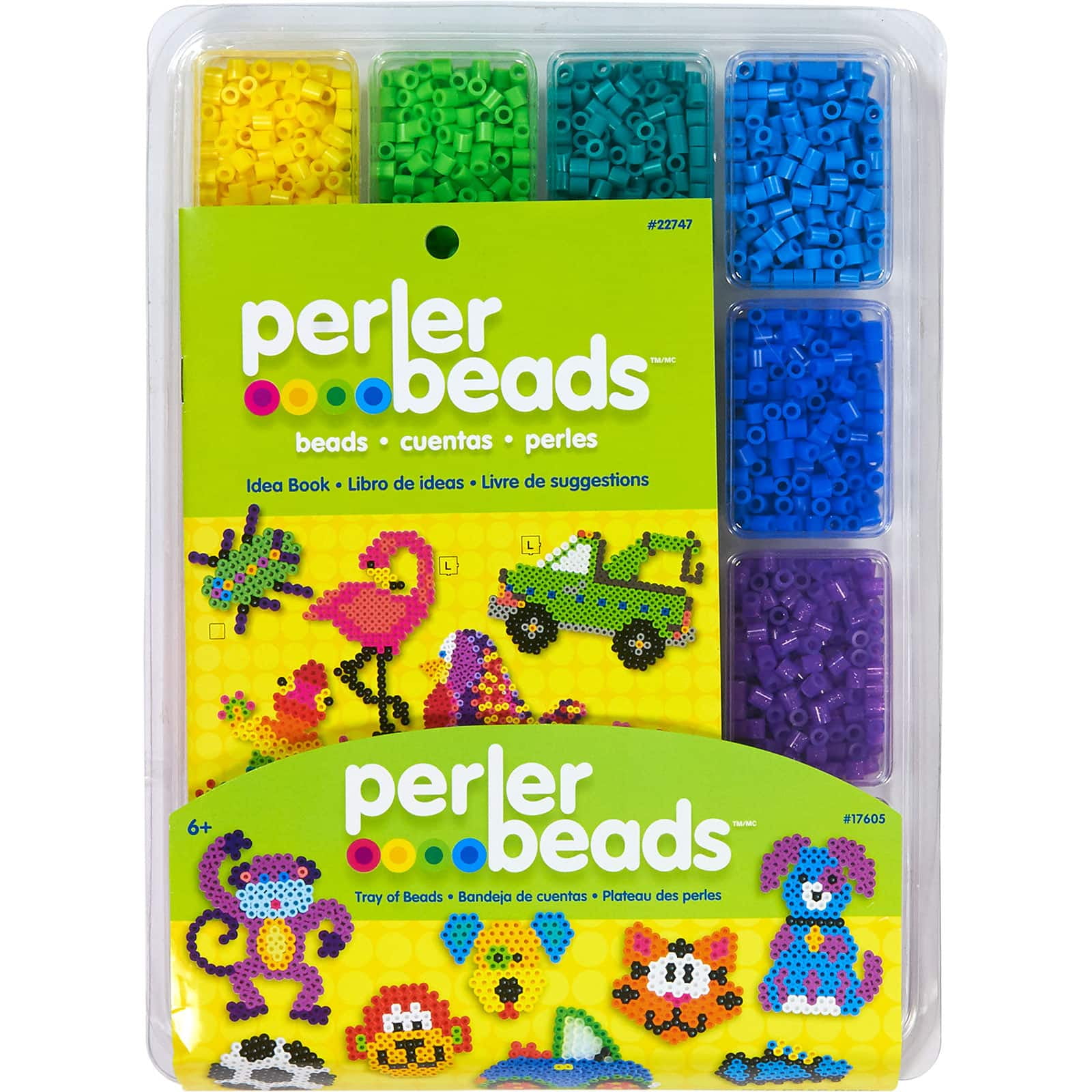 6 Pack: Perler Beads™ Tray of Beads